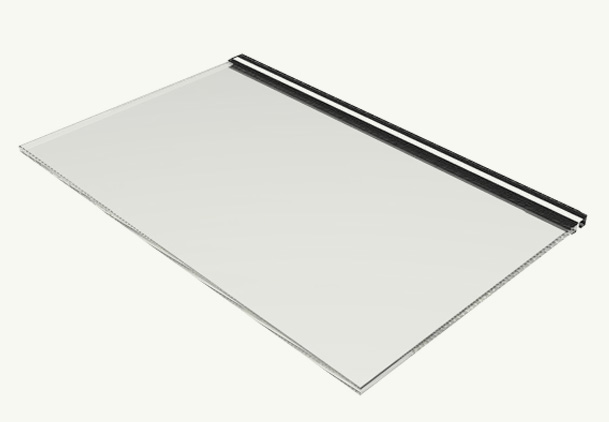 Disegno tecnico del profilo a LED EDGE.