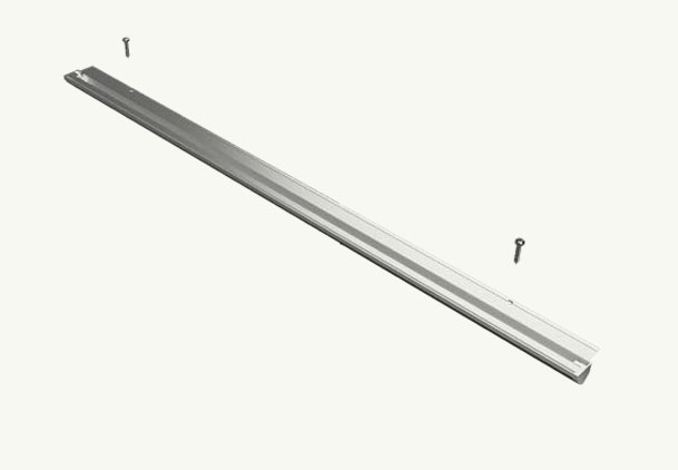 Esempio di installazione con viti del profilo a LED INCLINA.