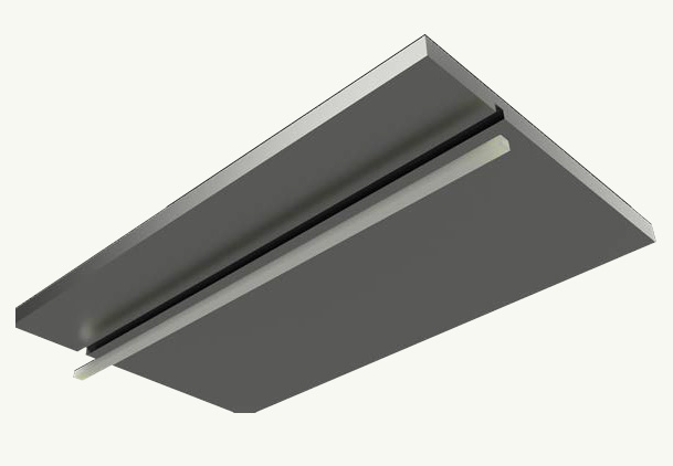 Esempio di installazione del profilo a LED LEDRE.