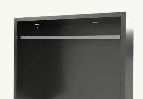 Esempio di installazione del profilo a LED PELM.