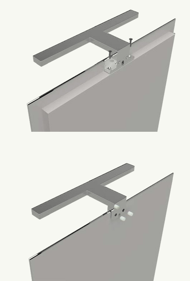 Disegno tecnico per l'installazione dello Spot light POP.