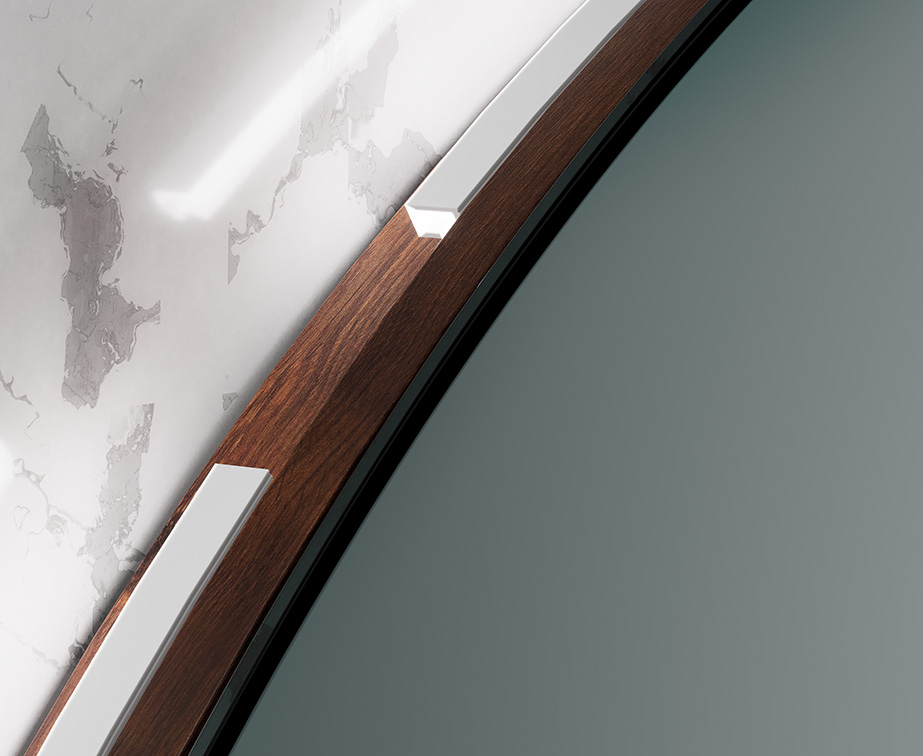 Close-up sulla strip LED RIDU di Zemis.