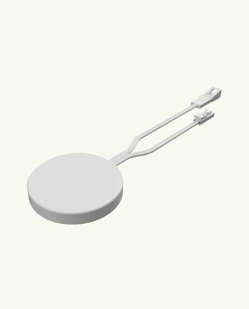 Interruttore Wired Zemis, di colore bianco