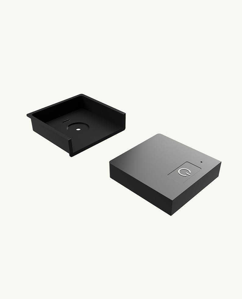 Sensore touch wireless Zemis di colore nero